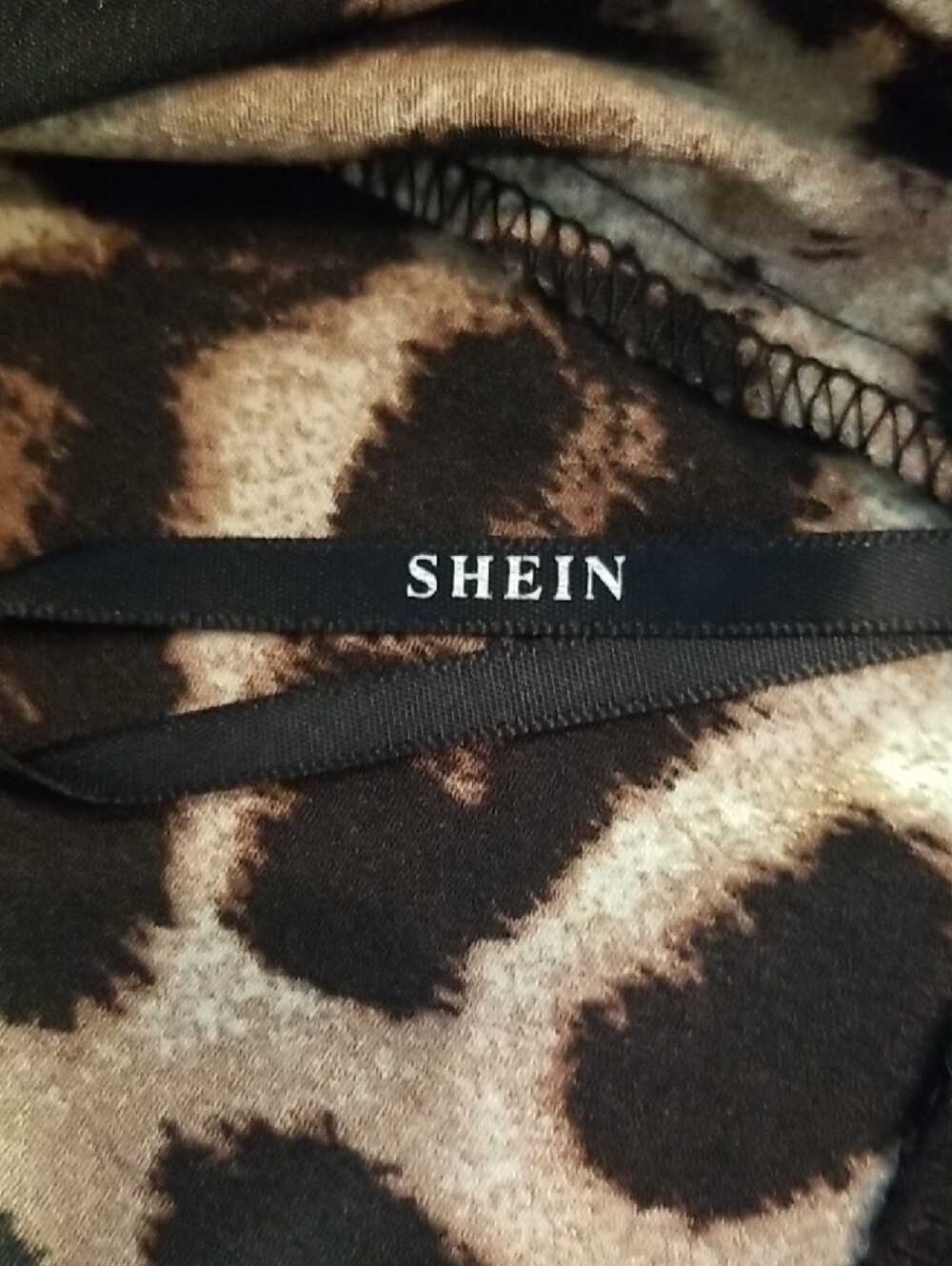 Shein Leopard Wide-Leg Pants - Picture 8 of 9